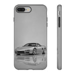 Silver NSX Phone Case, JDM Supercar Tough Cover