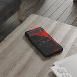 GNX Black Ember Red Tough Phone Case