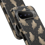 Vintage Ghost Pattern phone case | Halloween spooky stars design