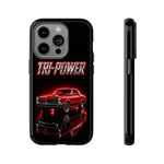 Tri-Power Classic Muscle Car GTO phone case | Retro Automotive Graphic