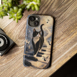 Piano Cat walking on keys Tough Case | Phone cover, musical cat art