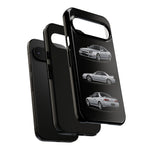 Silver Prelude Sports Coupe Tough Phone Case for JDM Fans