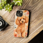 Miniature Poodle Whimsical Watercolor Art Tough Phone Case