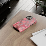 Pink Lip Gloss Heart Mirror Phone Case Girly Tough Case