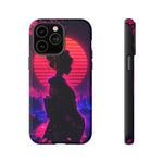 Neon Geisha Silhouette Phone Case | Tough Cover
