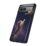 Curious Munchkin Kitten Reaching Cookie Jar Phone Case | Tough Case