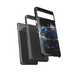 Camaro ZL1 Phone Case, Blue Track Smoke Studio Cover