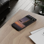 Temple Bell Sunset Phone Case Japan Zen Tough Case