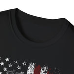 K5 Blazer Shirt | Classic Square Body 4x4 SUV Patriotic American Flag Retro Truck Graphic T-Shirt