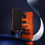 Orange Camaro Phone Case, ZL1 American Muscle Car Tough Cover for Men Gift