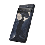 Geisha Parasol Moonlight Art Tough Phone Case