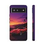 Red C3 Coastal Sunset Phone Case Classic Car Tough Case