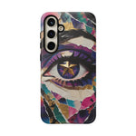 Starry Eye Mosaic phone case | Tough Cover