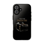 1978 Trans Am Phone Case Featuring Black Firebird Muscle Car Artwork