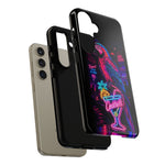 Neon Parrot Cocktails phone case | Tough Cases