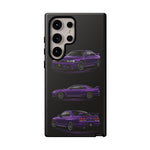 Purple R33 Skyline GTR JDM Sports Car Phone Case Tough Multi View