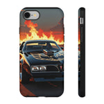Firebird Trans Am Black Gold Eagle Art Tough Phone Case