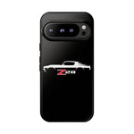 1970 Camaro Z28 White Silhouette Tough Phone Case Cover Gift