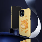 Orange Tabby Loaf Kawaii Chibi Pet Cat Art Tough Phone Case