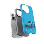 RX-7 Cyan Studio Phone Case Studio Color Match Car Art