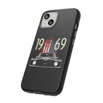 1969 Camaro SS American Flag Tough Phone Case Cover Gift Art