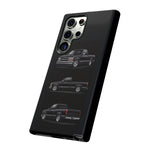 Black Silverado Classic Pickup Tough Phone Case for Chevy Truck Fans