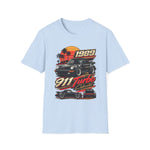 1989 Porsche 911 Turbo Cabriolet Graphic T-Shirt — Retro Racing Car Tee
