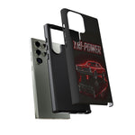 Tri-Power Classic Muscle Car GTO phone case | Retro Automotive Graphic