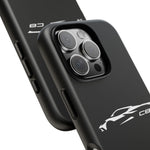 White C8 Phone Case for Chevy Fans, Tough Protective Cover