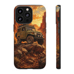 Land Cruiser FJ40 Classic 4x4 Red Rock Canyon Art Tough Phone Case