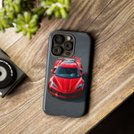 Red C8 Z06 Track Wing Tough Phone Case Cover Gift Art