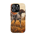 German Shorthaired Pointer Pointing Art Tough Phone Case
