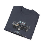 Black 1978 Chevy K10 Pickup T-Shirt | Classic Truck Illustration Tee