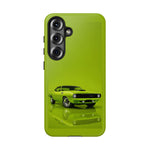 Green Cuda Muscle Car phone case for Gear Heads