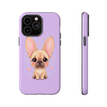 French Bulldog Bat Ears Kawaii Pet Dog Art Tough Phone Case