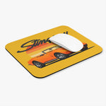 1973 Corvette Stingray Mouse Pad Retro Sunset Orange Convertible