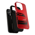 Red Miata Phone Case, NA MX5 90s JDM Roadster Tough Cover