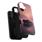 C8 Corvette Silhouette Pastel Horizon Case