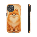 Pomeranian Tiny Fox Fluffy Art Tough Phone Case
