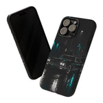 1965 Black Riviera car phone case | Retro Night Cityscape Tough Case
