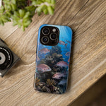 Snapper Reef Phone Case, Sunlit School Ocean Fishing Tough Cover