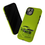 Green Cuda Muscle Car phone case for Gear Heads