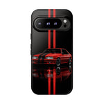 Fox Body Mustang Phone Case, Red 87 Muscle Car Stripe Studio Cover