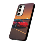Red C4 ZR-1 King of the Hill Art Tough Phone Case