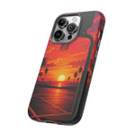 Basketball Court Sunset Phone Case | Tough Phone Case