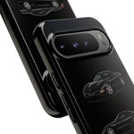 Black C5 Corvette Sports Car Phone Case Tough Multi View Print