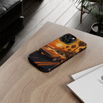 Orange Corvette C3 Stingray Sunset Palms Phone Case