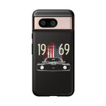 1969 Camaro SS American Flag Tough Phone Case Cover Gift Art