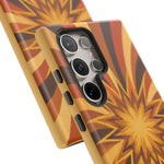Gold Starburst 70s Retro Art Tough Phone Case