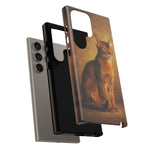 Abyssinian Warm Ticked Portrait Art Tough Phone Case